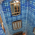 Casa Batlló Finestra sul cavedio