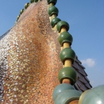 Casa Batlló Particolare della terrazza