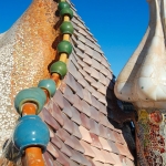 Casa Batlló Particolare della terrazza