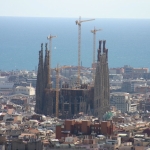 Vista della Cattedrale da Park Guell